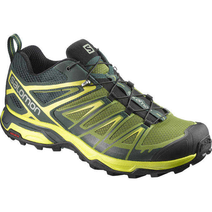 Salomon X ULTRA 3 Zapatillas Trekking Hombre - Amarillo / Negras - Colombia (08942-VOGR)